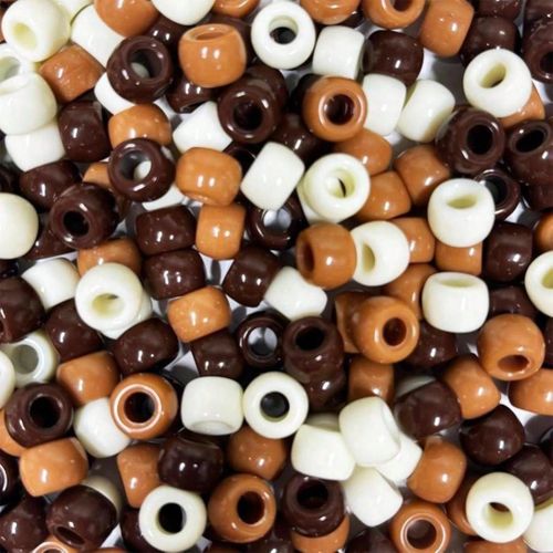 Wooden hair beads 100 PCS