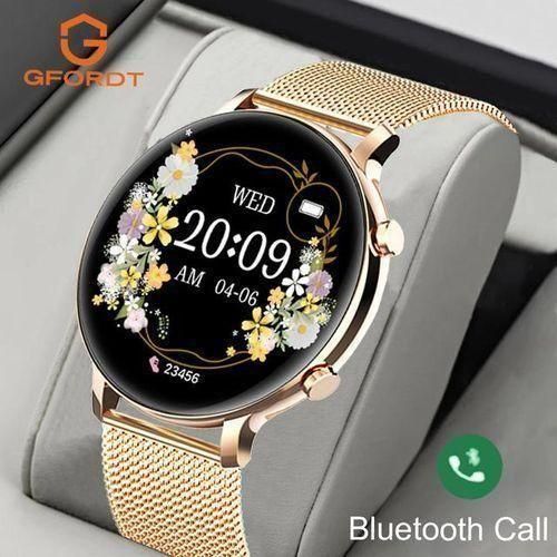 Gfordt 2023 New Ecgppg Women Bluetooth Call Smartwatch Waterproo Ladies Watches Girl Fitness Bracelets