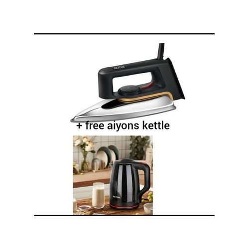 2.2 LITRES LUXURY ELECTRIC KETTLE + Free Iron Box