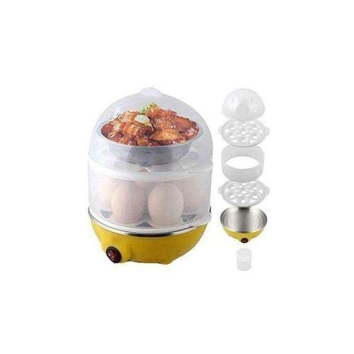 Double Layer Multifunction Electric 14PCS Egg Boiler Automatic Off Egg Cooker Poacher Steamer Egg Poacher Egg Maker