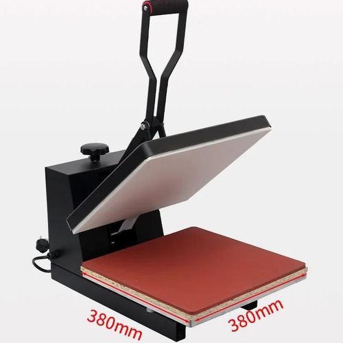 3838CM Semi-Automatic Flat HeatHot Press Machine for T-shirt Bag Phone Case Rock Photo Heat Transfer Sublimation Printing