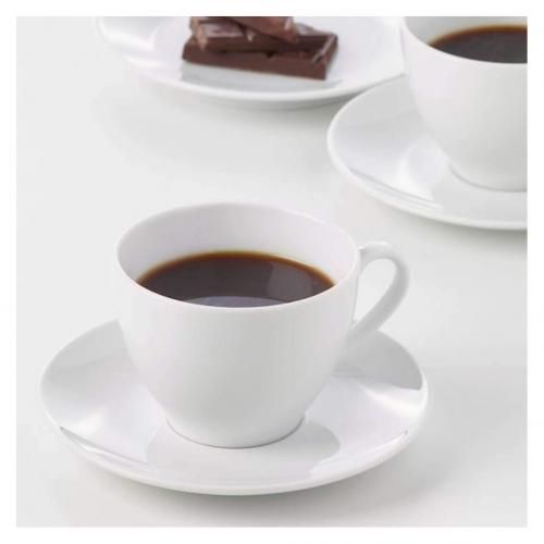 12pcs(6cups $ 6saucers) For Tea Or Coffee Set