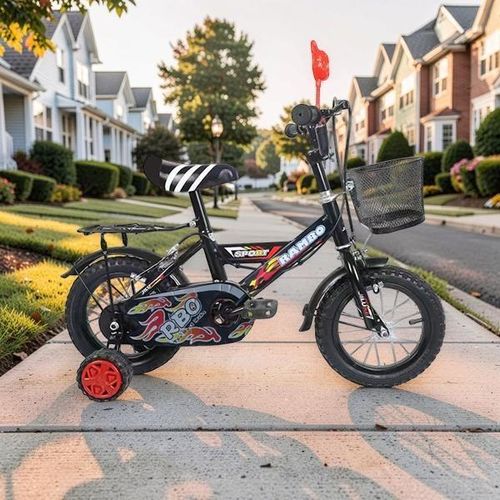 Enhanced Quality Fun Safe Sturdy Frame 16 Inch 4-7 years Old Children Kids Bike Bicycle with Stabilizer and Front Basket