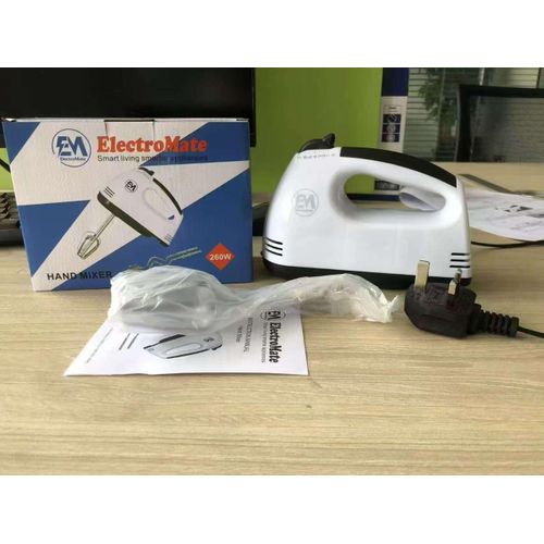 7-Speed Hand Mixer – Ergonomic Design with Fingertip Speed Control