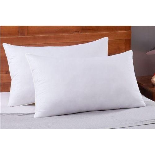 Set Of 2 Fibre Filled Bed Pillows