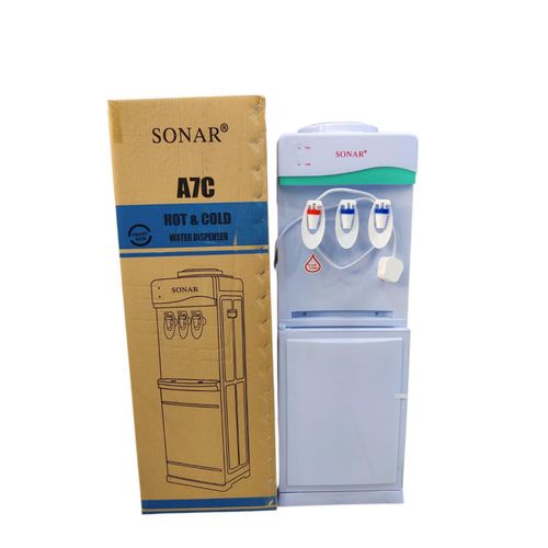 A7C 3 Taps Hot Normal and Cold Water Dispenser -White