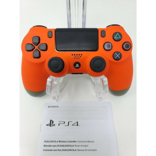 DOUBLE-MOTOR VIBRATION 4 WIRELESS CONTROLLER FOR PS4-ORANGE