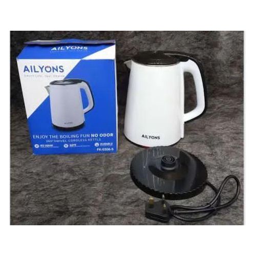 AILYONS 1.8ltrs White Kettle