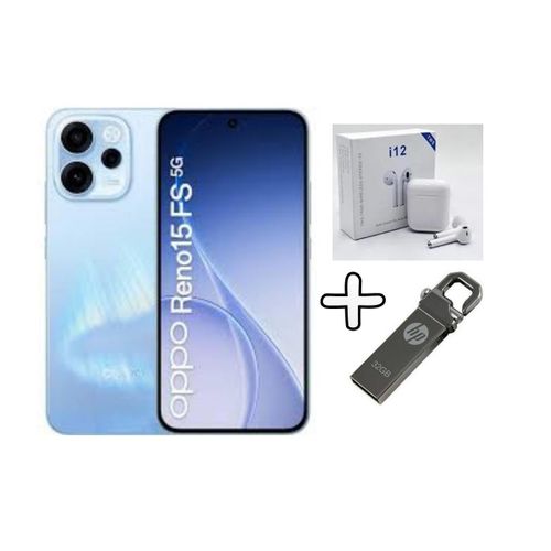 Reno 15F 5G – 6.57" AMOLED –12GB +512GB 50MP Ultra-Clear Camera – 7000mAh Battery – 80W Fast Charger+FREE GIFTS