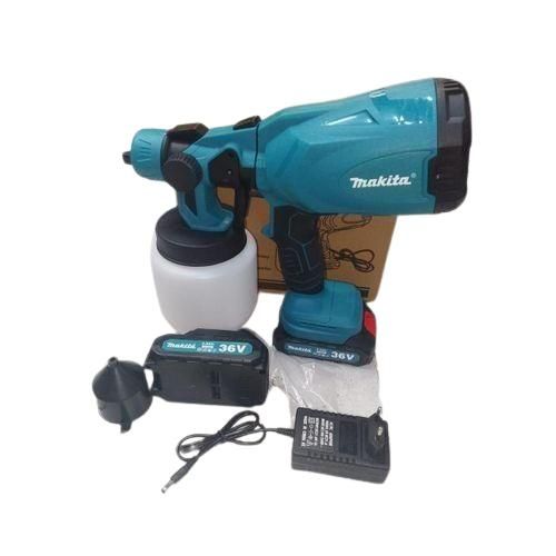 Makita Style 36V Cordless Electric Spray Paint Gun with Rechargeable Battery & Charger – Portable Handheld Paint Sprayer for Car, Furniture, Walls & DIY Home Projects