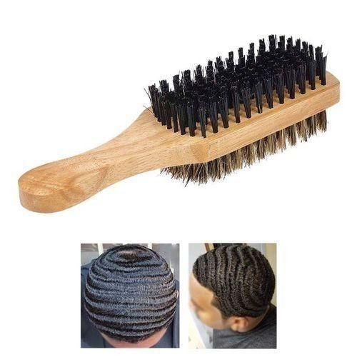 Double Sided Soft And Hard Bristle Wave Brush
