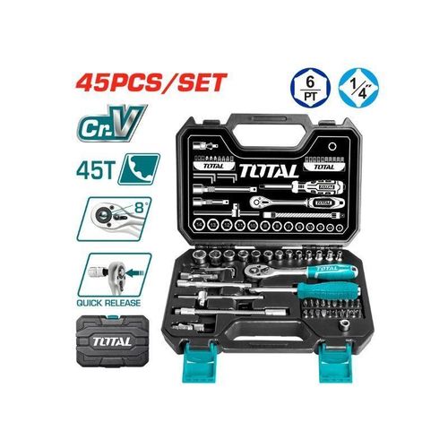 45Pcs 1/4 socket set - THT141451 - Fast Delivery in Kenya