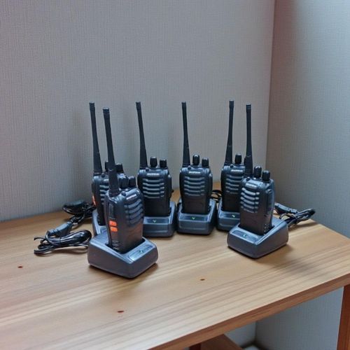 BF-888S Inbuilt Rechargeable Battery High Performance Walkie Talkie With Clear Sound And Strong Signal Hand Held Security Walkie Talkie Radio Calls- 6 Pieces