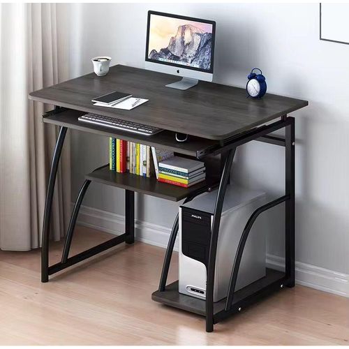 Ergonomic modern compact computer desk