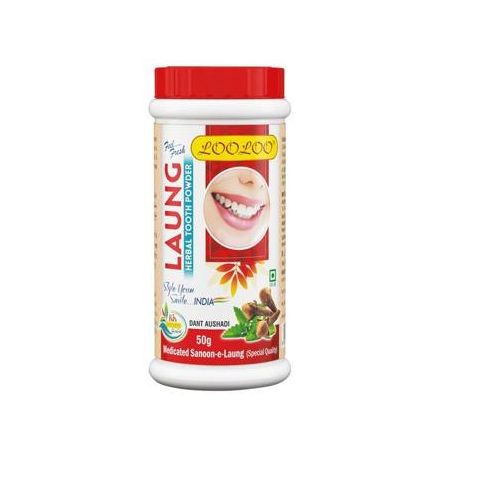 Looloo Herbal Medicated Tooth Powder Laung (Clove)