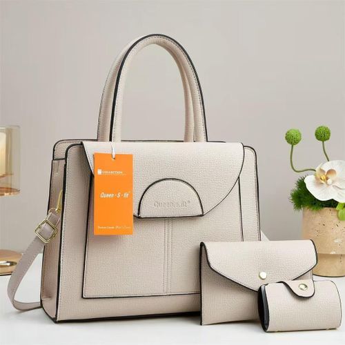 Classic Leather Shoulder Bags Ladies & Women 3 in 1 Official Handbags