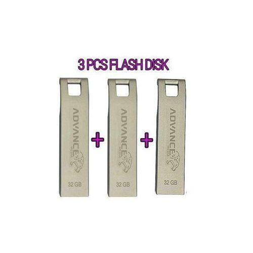 Advance 3, Three Pcs Exceptional High Speed Flash Disk 32GB For Woofer, Samsung Tv