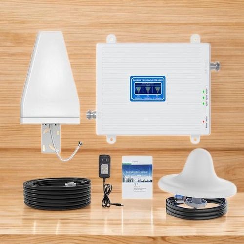 2G 3G 4G Cell Phone Signal Amplifier, Omnidirectional, Tri-Band, LCD Display, Easy Install, Best Selling Booster