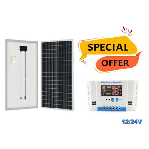 600 W Solar Panel + Free 20A Solar Charge Controller