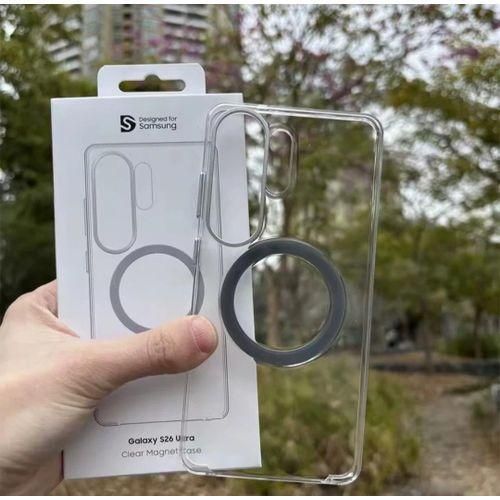 Galaxy S26 Ultra original clear/transparent Shockproof Yellow Resistant case/cover