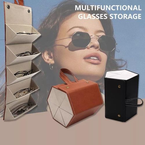 Foldable Travel Sunglasses Organizer Case