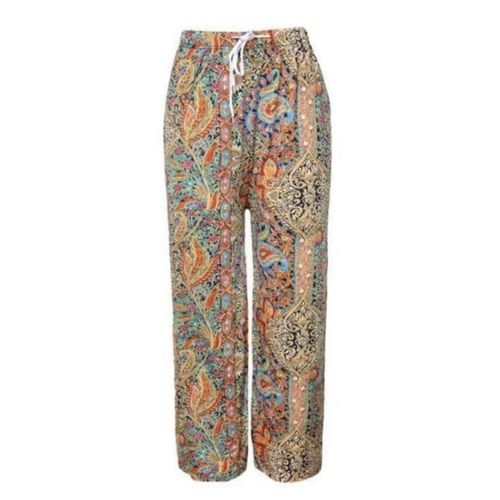 1pc Elegant,classy and beautiful ladies flowered palazzo Trouser-Hips 32-34