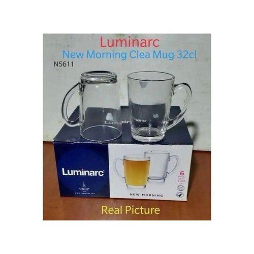 Set Of 6pcs Clear Mugs