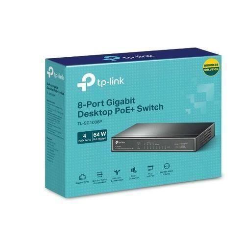 TP Link TL-SG1008P 8-Port Gigabit Desktop Switch with 4-Port PoE+