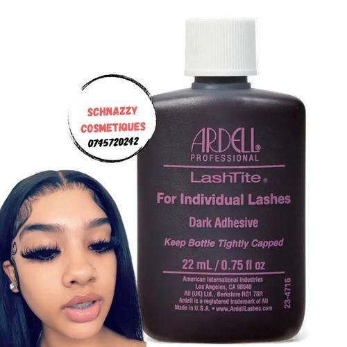 22 ml professional lash time glue dark strong hold for individual strip non irritating must have