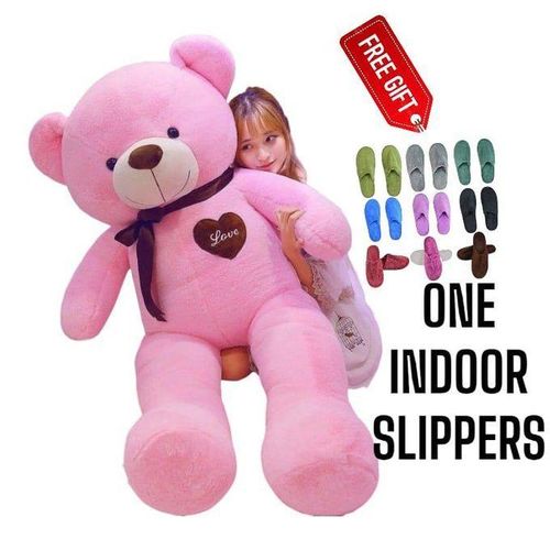 Teddy bear Free Indoor Slippers Gift Combo