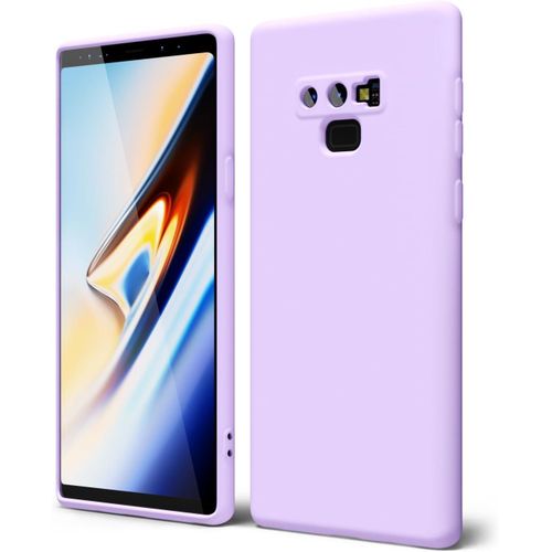 Soft Silicone Slim Fit Cover Anti-Scratch Shockproof Case for Samsung Galaxy Note 9 - Purple