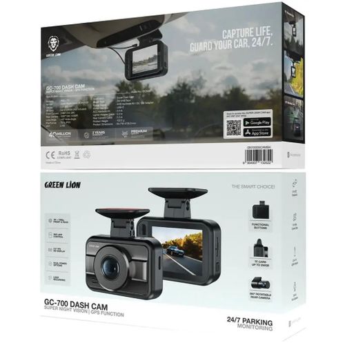 GC-700 Dash Cam with Super Night Vision GPS Function
