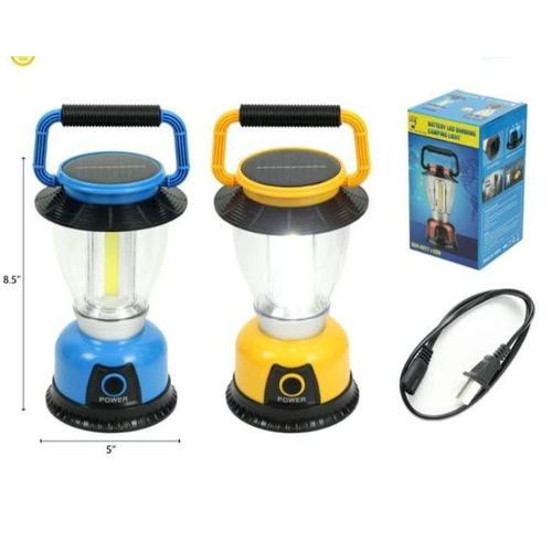 Rechargeable Solar Camping Lamp with USB Charging