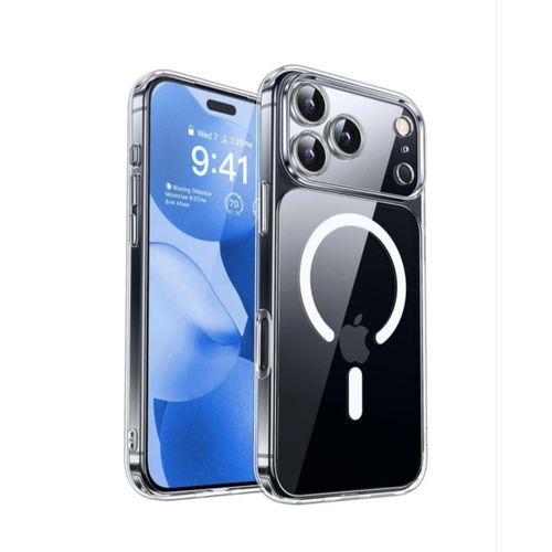 iPhone 17 pro Clear Magnetic Wireless Magsafe Charging Clear Shockproof Transparent Colorless iPhone Back Phone Cases