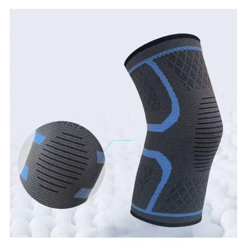 Breathable Knee Brace - Grey & Blue