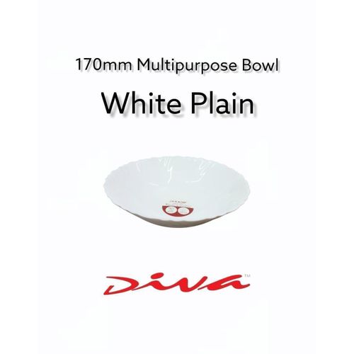 White plain multipurpose bowl 36pcs