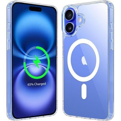 Clear Magnetic Magsafe Compatible Case Cover for IPhone 16