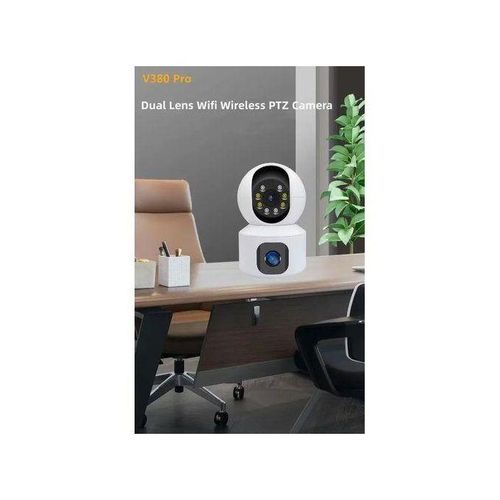 ntelligence SIM Card 4G Camera Indoor Dual Lens Mini IP Camera 3K 6MP Wireless Security Night Vision Camera Video Surveillance V380 App