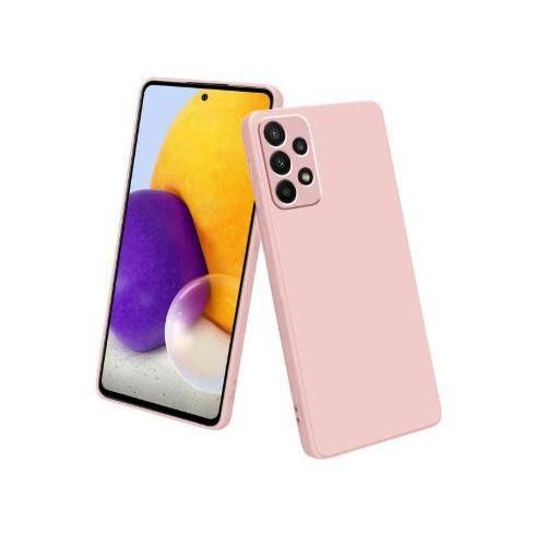 Soft Silicone Back Cover for Samsung Galaxy A72 - Pink, anti-fingerprint, anti-scratch, durable silicone case