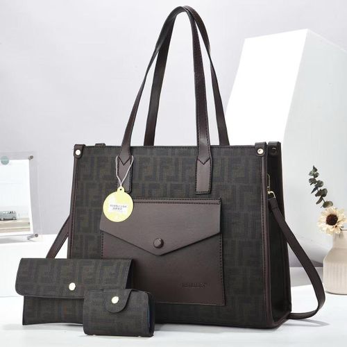 3 in 1 Signature Monogram Street Style Tote