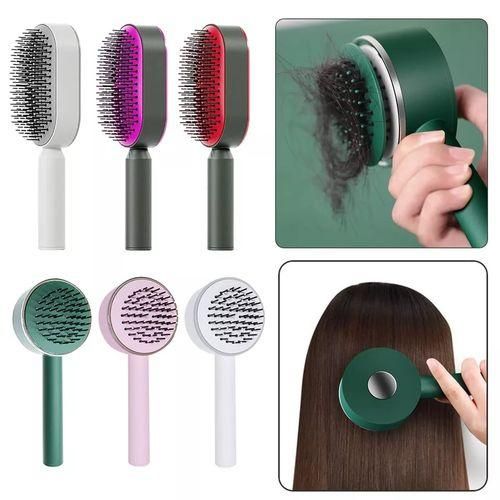 Self-Cleaning Hair Brush 3D Air Cushion Scalp Massage Comb Anti-Static