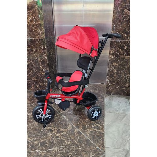 Kids Push Tricycle With Canopy