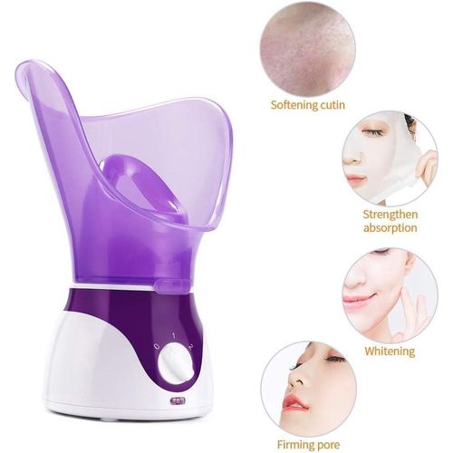 Professional Warm Mist Facial Steamer & Humidifier for Deep Pore Cleansing and Home Spa Skincare