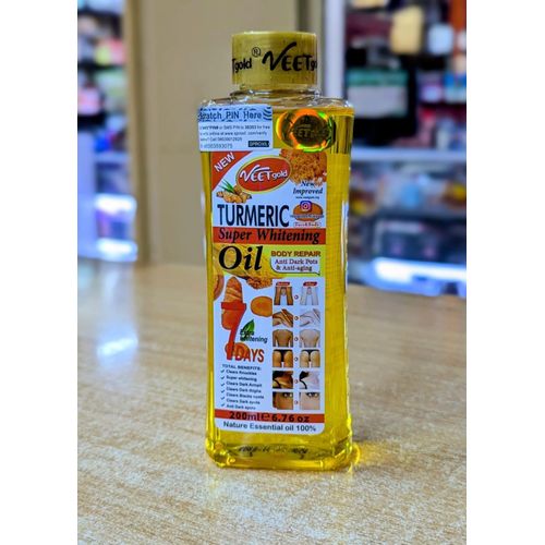 Turmeric Brightening Body Repair Face Body Oil-200ml