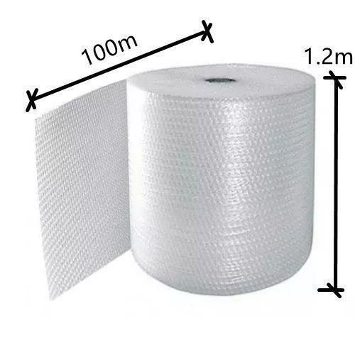 Heavy-Duty Clear Plastic Bubble Wrap - 20mtrs by 1.2mtrs, Lightweight, All-Purpose Packaging Material