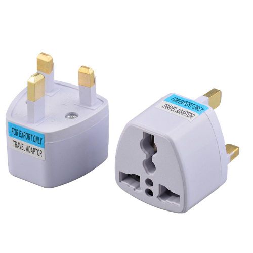 Universal UK Power Plug Adapter Type G Converter for Mobile Phone, Laptop & Camera Chargers