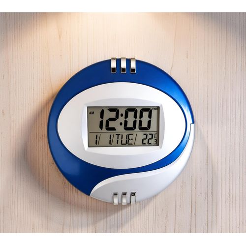 Date Display Alarm LCD Clock Room Temperature Sleek Finish High Quality Table and wall Mount Digital clock