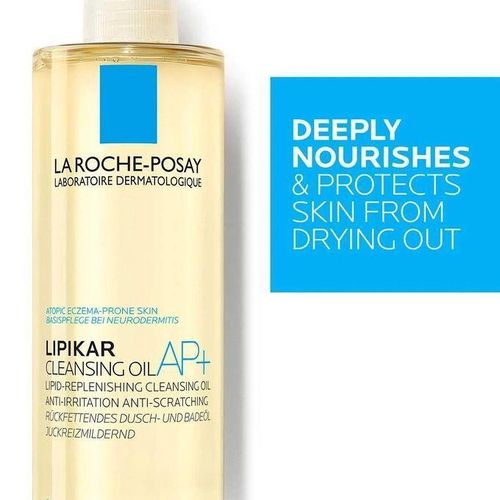 LA ROCHE POSAY Lipikar AP+ Cleansing Oil – Anti-Irritation, Anti-Scratching & Nourishing Body Wash