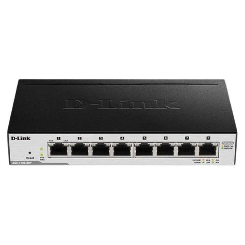 DGS-1100-08P 8-Port Gigabit PoE Smart Switch