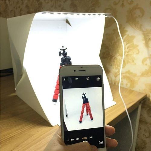 20x20cm Portable LED Photo Studio Light Box Tent with Backgrounds for Ecommerce Sellers